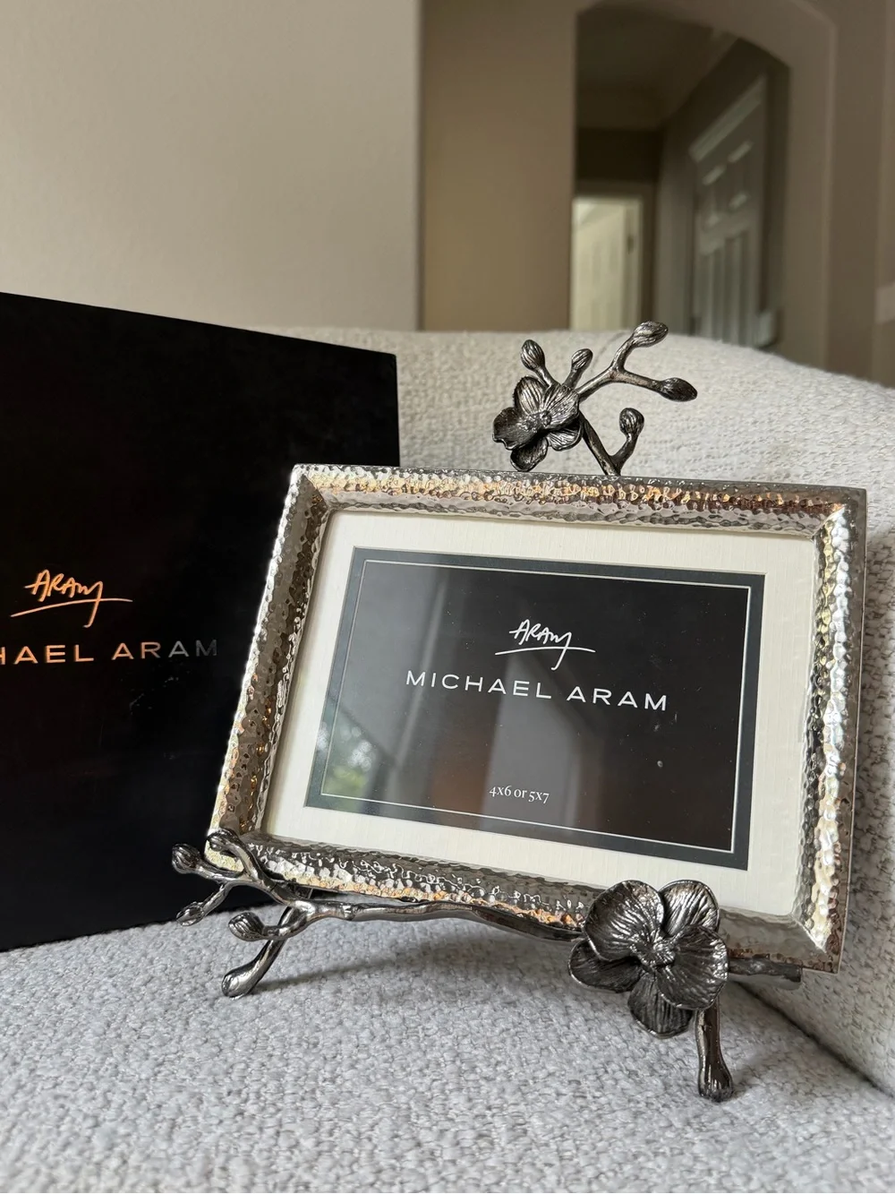 Michael Aram White Orchid Photo Frame 4x6 or 5x7